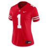 1 Ohio State Buckeyes Nike Womens Game Jersey - Scarlet, Limited Replica Fan Edition