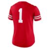 1 Ohio State Buckeyes Nike Womens Game Jersey - Scarlet, Limited Replica Fan Edition