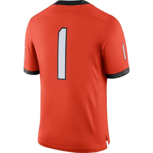 1 Oklahoma State Cowboys Nike Alternate Game Jersey – Orange, Limited Replica Fan Edition