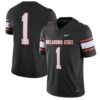 1 Oklahoma State Cowboys Nike Game Jersey - Black, Limited Replica Fan Edition