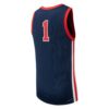 1 Ole Miss Rebels Nike Replica Basketball Jersey - Navy, Limited Replica Fan Edition