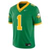 1 Oregon Ducks Nike Alternate Game Jersey - Green, Limited Replica Fan Edition