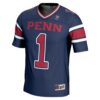 1 Pennsylvania Quakers GameDay Greats Endzone Football Jersey - Navy, Limited Replica Fan Edition