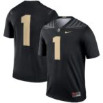 1 Purdue Boilermakers Legend Jersey - Black, Limited Replica Fan Edition