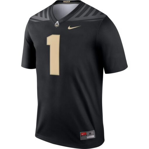 1 Purdue Boilermakers Legend Jersey – Black, Limited Replica Fan Edition