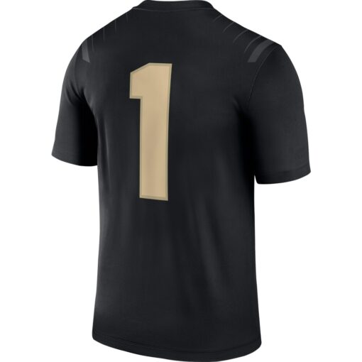 1 Purdue Boilermakers Legend Jersey – Black, Limited Replica Fan Edition