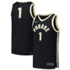 1 Purdue Boilermakers Nike Replica Basketball Jersey - Black, Limited Replica Fan Edition