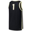 1 Purdue Boilermakers Nike Replica Basketball Jersey - Black, Limited Replica Fan Edition
