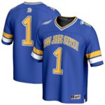 1 San Jose State Spartans GameDay Greats Lightweight Collegiate Football Fashion Jersey - Royal, Limited Replica Fan Edition