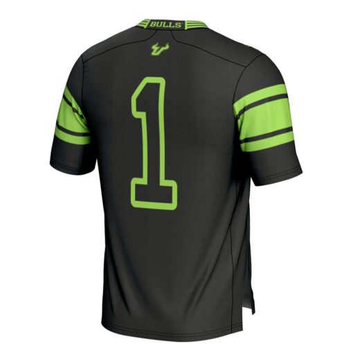 1 South Florida Bulls GameDay Greats Football Jersey – Black, Limited Replica Fan Edition