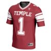 1 Temple Owls GameDay Greats Endzone Football Jersey - Cherry, Limited Replica Fan Edition