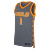 1 Tennessee Volunteers Nike Replica Jersey - Gray, Limited Replica Fan Edition