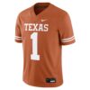 1 Texas Longhorns Nike Game Jersey - Texas Orange, Limited Replica Fan Edition