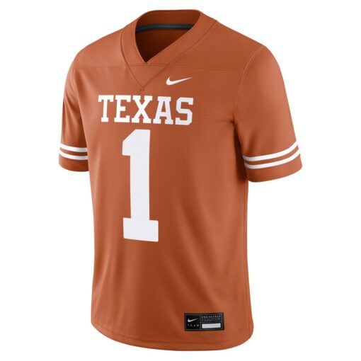 1 Texas Longhorns Nike Game Jersey – Texas Orange, Limited Replica Fan Edition