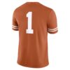 1 Texas Longhorns Nike Game Jersey - Texas Orange, Limited Replica Fan Edition