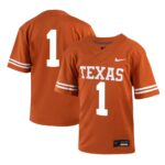 1 Texas Longhorns Nike Youth 1st Armored Division Old Ironsides Untouchable Football Jersey - Texas Orange, Limited Replica Fan Edition