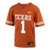 1 Texas Longhorns Nike Youth 1st Armored Division Old Ironsides Untouchable Football Jersey - Texas Orange, Limited Replica Fan Edition