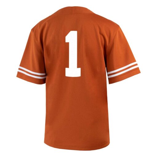 1 Texas Longhorns Nike Youth 1st Armored Division Old Ironsides Untouchable Football Jersey – Texas Orange, Limited Replica Fan Edition