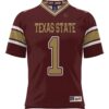 1 Texas State Bobcats GameDay Greats Football Jersey - Maroon, Limited Replica Fan Edition