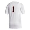 1 Texas Tech Red Raiders Replica Football Jersey - White, Limited Replica Fan Edition
