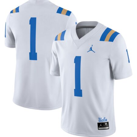 1 UCLA Bruins Jordan Brand Game Jersey – White, Limited Replica Fan Edition