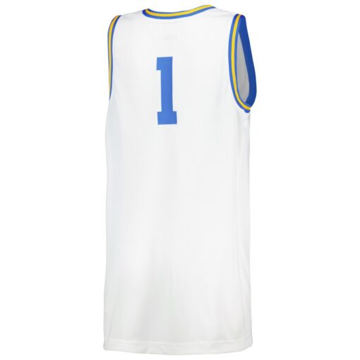 1 UCLA Bruins Jordan Brand Unisex Womens Basketball Replica Jersey – White, Limited Replica Fan Edition