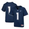 1 UConn Huskies Nike Youth 1st Armored Division Old Ironsides Untouchable Football Jersey - Navy, Limited Replica Fan Edition