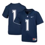 1 UConn Huskies Nike Youth 1st Armored Division Old Ironsides Untouchable Football Jersey - Navy, Limited Replica Fan Edition