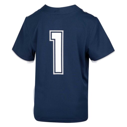 1 UConn Huskies Nike Youth 1st Armored Division Old Ironsides Untouchable Football Jersey – Navy, Limited Replica Fan Edition