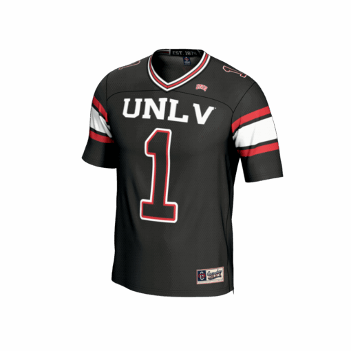 1 UNLV Rebels GameDay Greats Unisex Lightweight Football Fashion Jersey – Black, Limited Replica Fan Edition