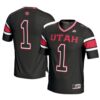 1 Utah Utes GameDay Greats Football Jersey - Black, Limited Replica Fan Edition
