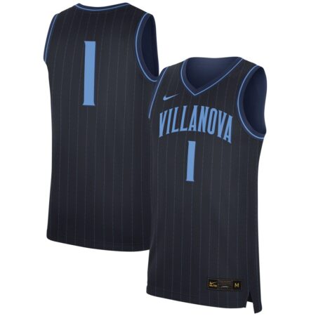 1 Villanova Wildcats Nike Replica Jersey – Navy, Limited Replica Fan Edition