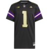 1 Washington Huskies Premier Strategy Jersey - Black, Limited Replica Fan Edition