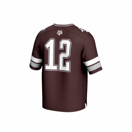 12 Texas A&M Aggies GameDay Greats Lightweight Collegiate Football Fashion Jersey – Maroon, Limited Replica Fan Edition