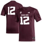 12 Texas A&M Aggies Replica Football Jersey - Maroon, Limited Replica Fan Edition
