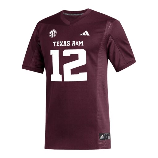 12 Texas A&M Aggies Replica Football Jersey – Maroon, Limited Replica Fan Edition