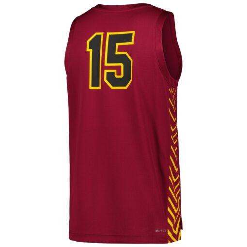 15 Loyola Chicago Ramblers Nike Replica Basketball Jersey – Maroon, Limited Replica Fan Edition
