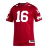16 Louisville Cardinals Premier Strategy Football Jersey - Red, Limited Replica Fan Edition