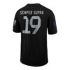 19 Air Force Falcons Nike Space Force Rivalry Alternate Game Football Jersey - Black, Limited Replica Fan Edition