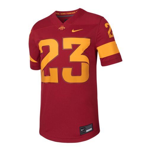 23 Iowa State Cyclones Nike Untouchable Football Replica Jersey – Cardinal, Limited Replica Fan Edition