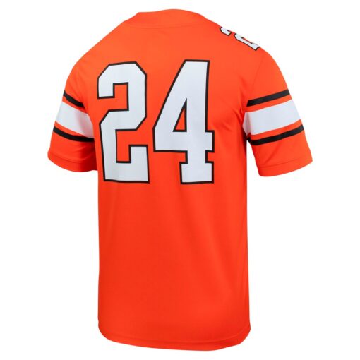24 Oklahoma State Cowboys Nike Untouchable Football Jersey – Orange, Limited Replica Fan Edition