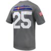 25 Air Force Falcons Nike APLS Fighting Falcon Collection Football Game Jersey - Gray, Limited Replica Fan Edition