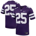 25 Kansas State Wildcats Nike Untouchable Replica Game Jersey - Purple, Limited Replica Fan Edition