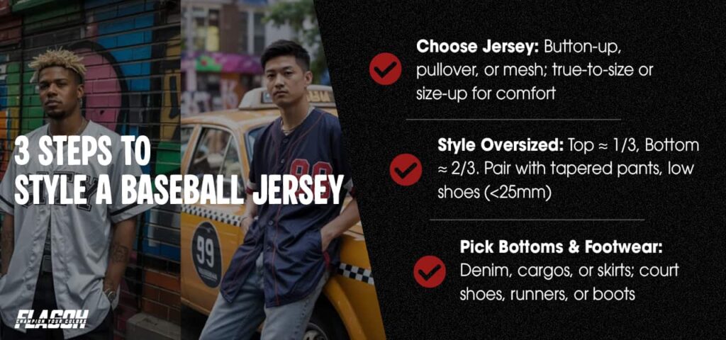 How to Style a Baseball Jersey — FlagOh Guide 6 3 Steps to Style a Baseball Jersey