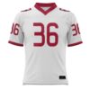 36 Harvard Crimson GameDay Greats Football Jersey - White, Limited Replica Fan Edition