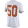 50 Texas Longhorns Nike College Alternate Limited Jersey - White, Limited Replica Fan Edition