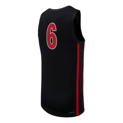 6 UNLV Rebels Nike Replica Basketball Jersey – Black, Limited Replica Fan Edition