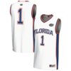 70 Florida Gators GameDay Greats Unisex Lightweight Basketball Jersey - White, Limited Replica Fan Edition