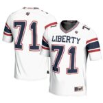 71 Liberty Flames GameDay Greats Football Jersey – White, Limited Replica Fan Edition