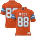 88 UTEP Miners GameDay Greats Throwback Football Jersey - Orange, Limited Replica Fan Edition